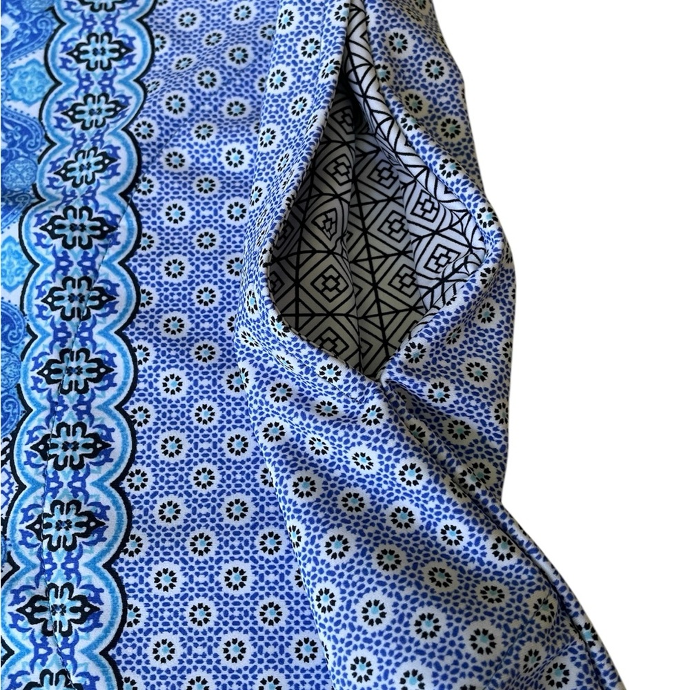 Cabana Life Blue Patterned Halter Dress - Picture 4 of 11